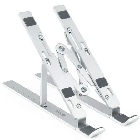 Tooq Soporte Elevador TQLRS0033-AL para Portátiles hasta 15 pulgadas, Plata